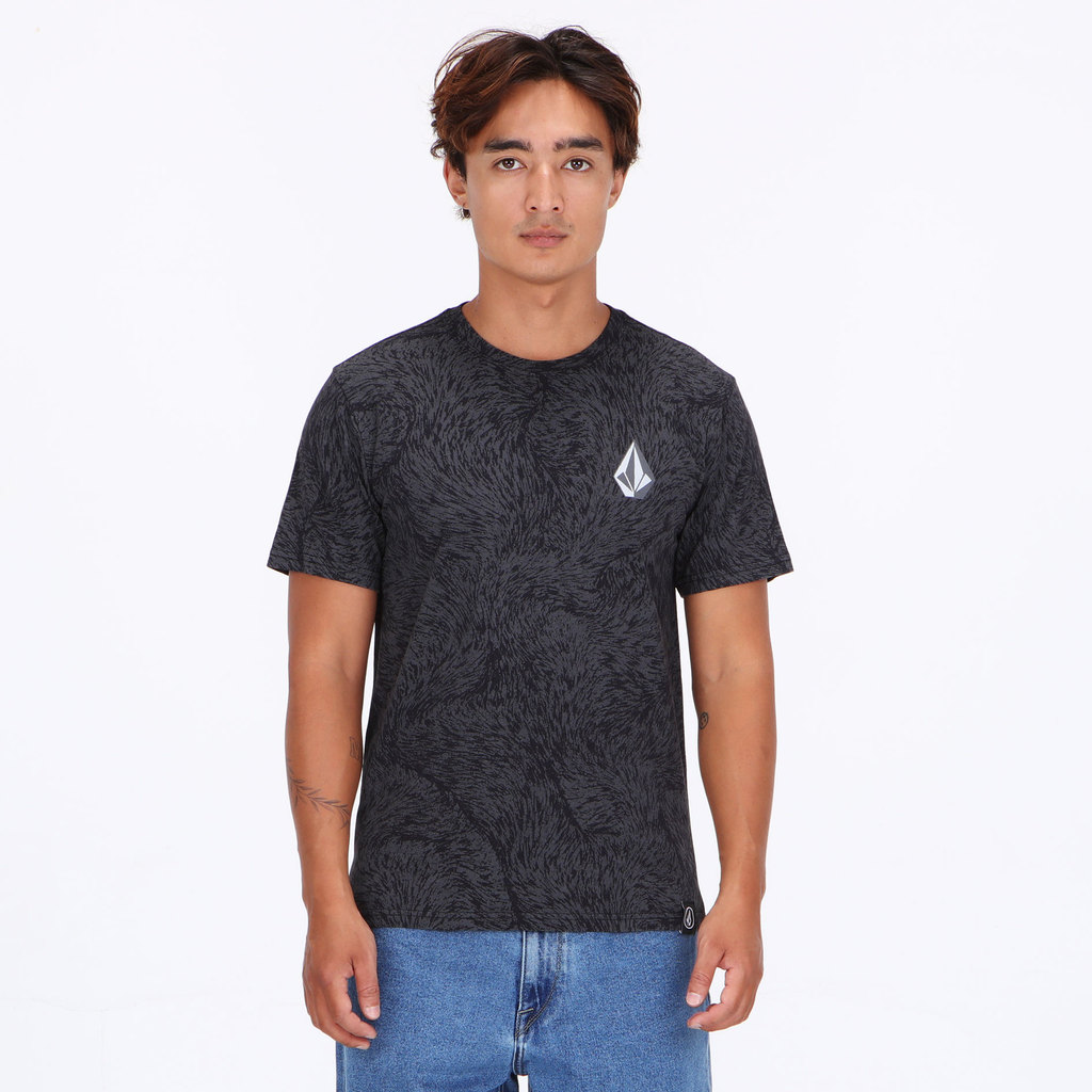 VOLCOM - MCT HYLAND SHORT SLEEVE TEE BLACK