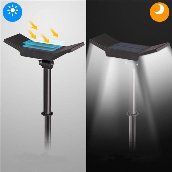 ARILUX 20 LED WHITE LIGHT SENSOR SOLAR LIGHT OUTDOOR WATERPROOF