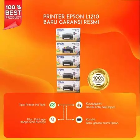 PRINTER EPSON L1210 L 1210 SCAN COPY BARU GARANSI RESMI EPSON