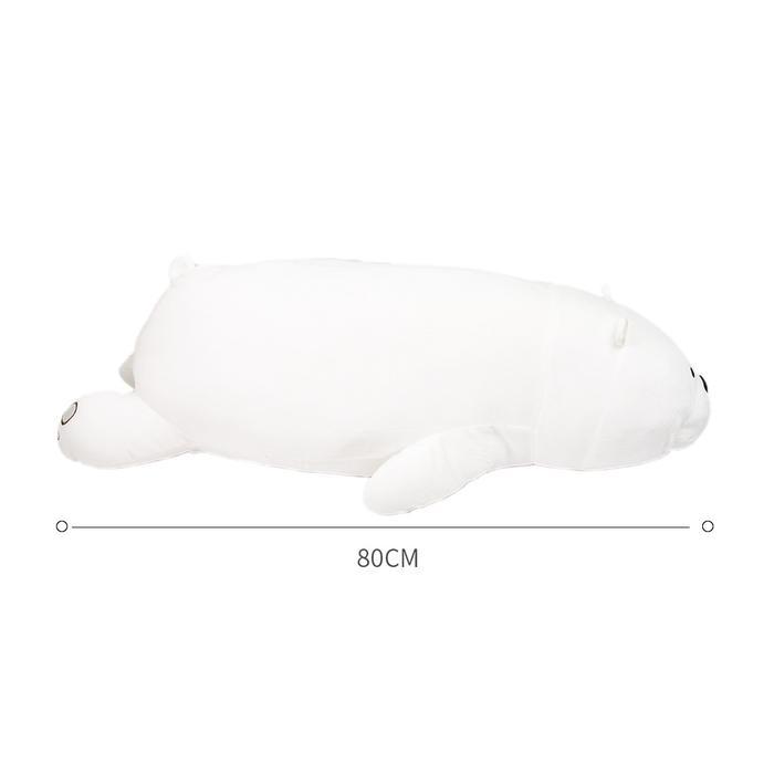 Best Seller Miniso Boneka Mainan Beruang We Bare Bears Lying Plush Toy 80Cm Boneka Bear Lmut Beruang