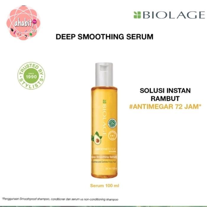 MATRIX BIOLAGE DEEP SMOOTHING SERUM-100ML VITAMIN RAMBUT SMOOTHING