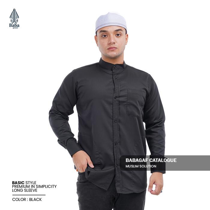 Koko Tarim Habib Jamal Babagaf Lengan Panjang santri Pria Muslim Dewasa