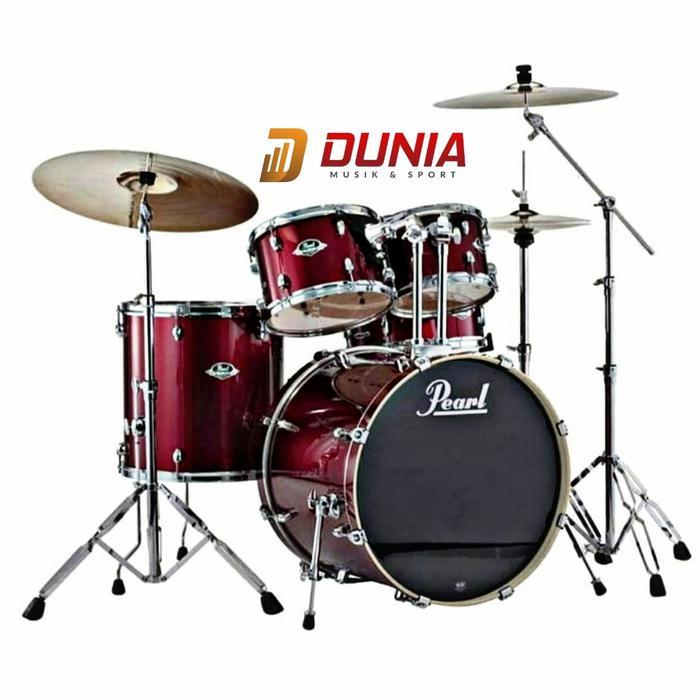Drum Akustik Pearl Road Show + Cymbal