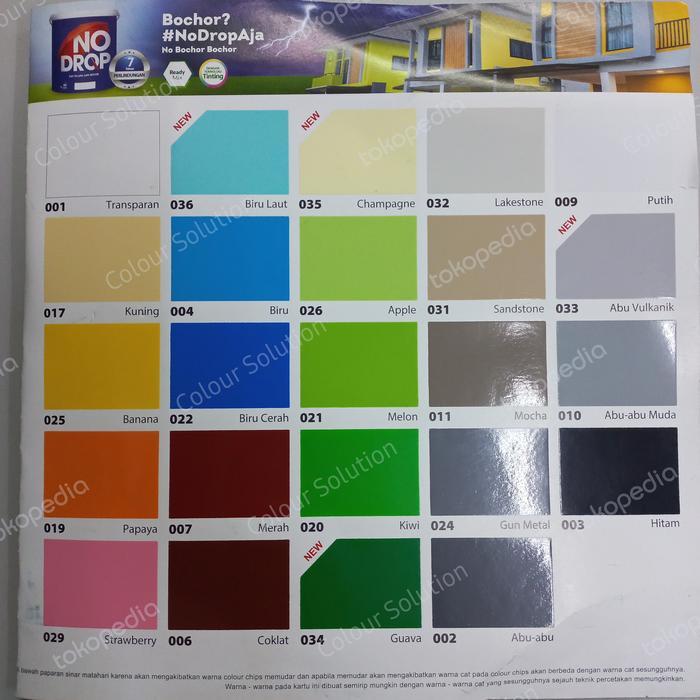 No Drop 4Kg / Cat Pelapis Bocor / Cat Tembok Luar / Cat Exterior Gratis Ongkir