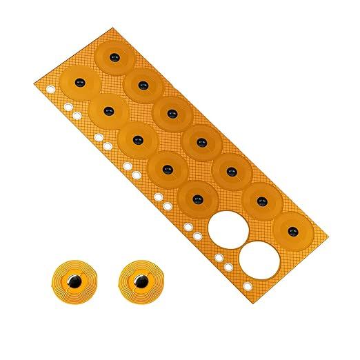 NFC Tags NTAG215 FPC Tag Stickers, Flexible Smart Nail Electronic Tags NFC Key Tag Waterproof