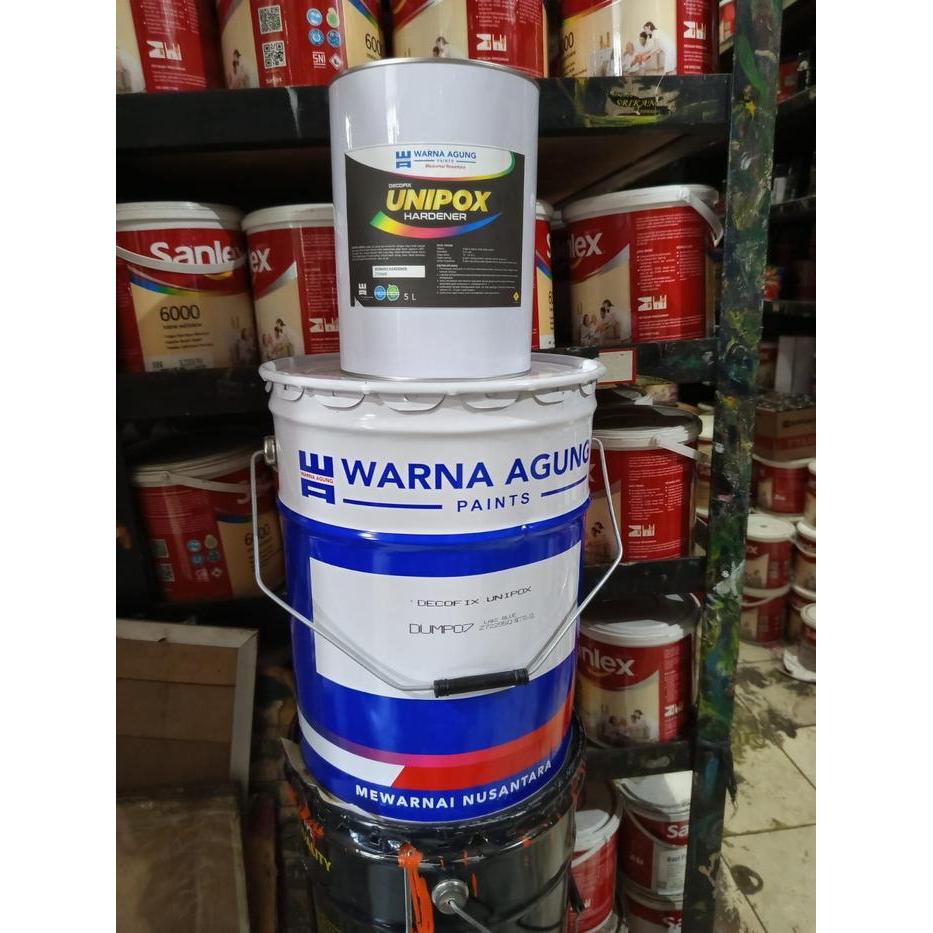 warna agung decofic unipox cat lantai epoxy pail 20lt