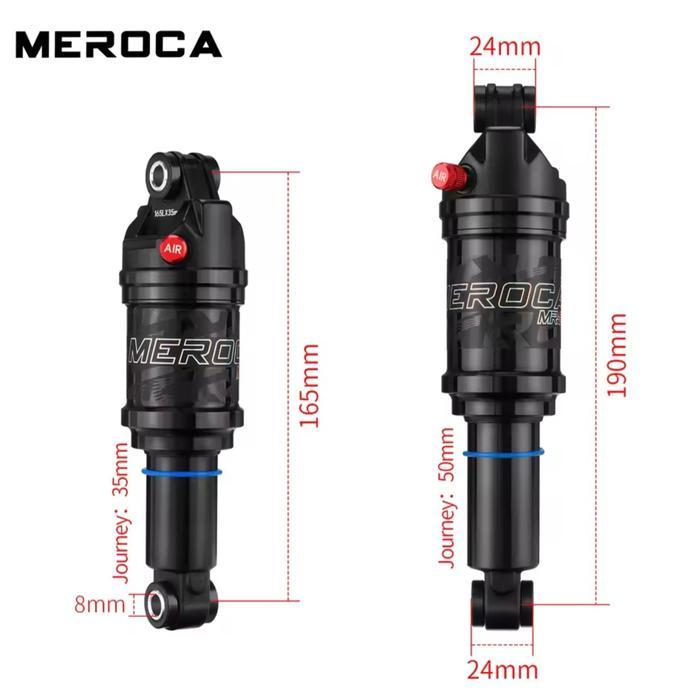 MEROCA MR-2 AIR REAR SHOCK SEPEDA SUSPENSI REARSHOCK ANGIN SEPEDA MTB