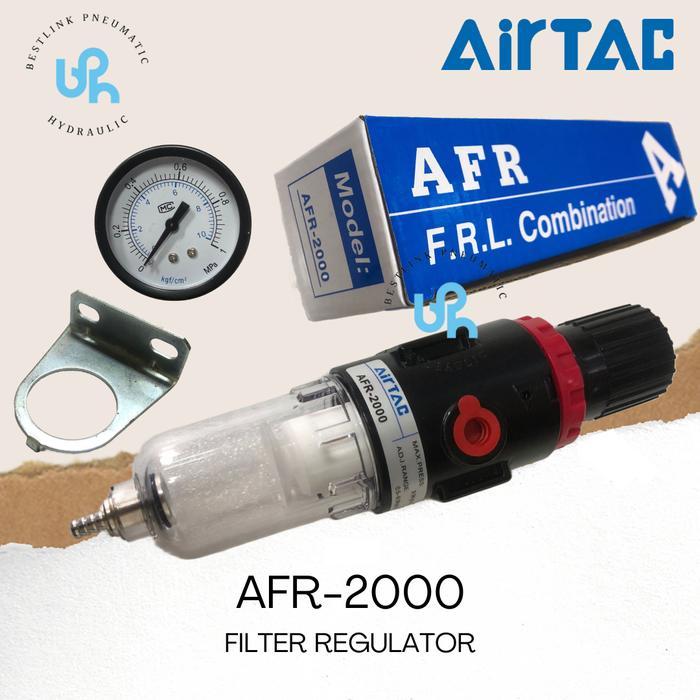 Afr-2000 Airtac Pneumatic Filter Regulator / Afr2000 / Afr 2000