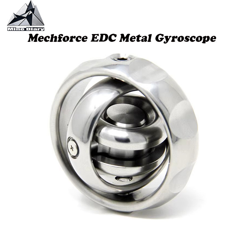 Mechforce EDC 3D Metal Gyroscope Rotation Balance Black Technology Gyroscope Fingertip Gyroscope