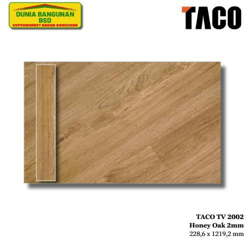 TACO TV 2002 Lantai Vinyl Honey Oak 2mm Vynil Flooring Vinil Floor