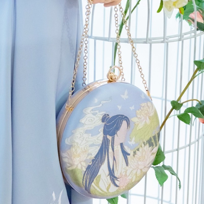 Tian Guan Ci Fu Anime Figure Hua Cheng Xie Lian Shoulder Bag Ancient Style Men Women Oblique Satchel