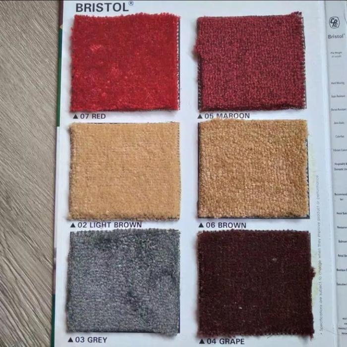 karpet bristol meteran