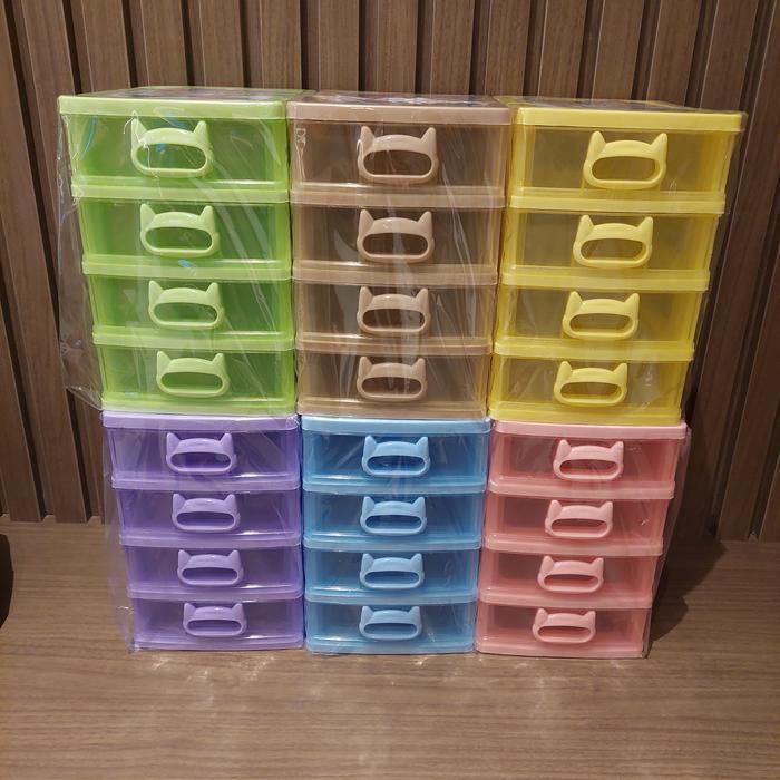 Terlaris Laci mini/mini container kathy susun 4 viola SALE