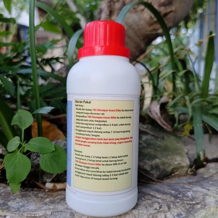 Shampo Burung 705 Insect Killer Sampo Basmi Kutu Burung Dan Melembutkan Bulu Semua Burung