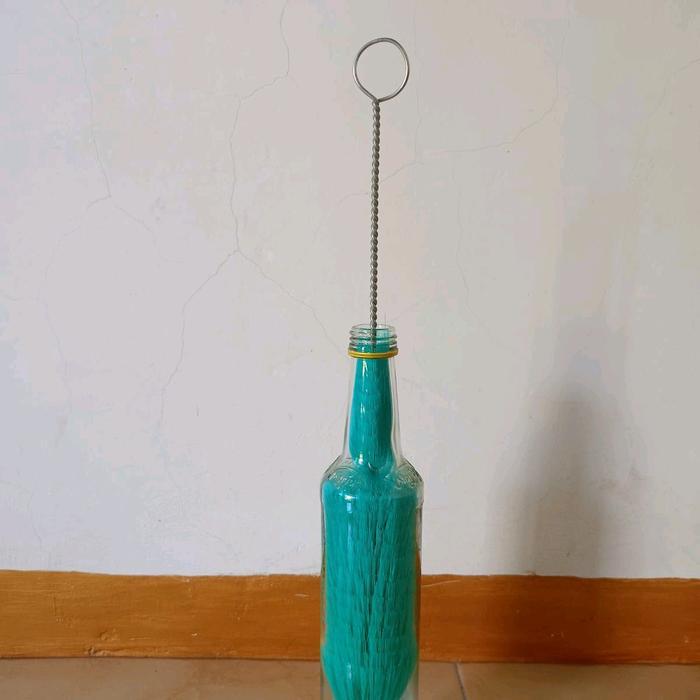 sikat pembersih botol kecap, botol Coca-Cola, botol kaca bahan lembut premium