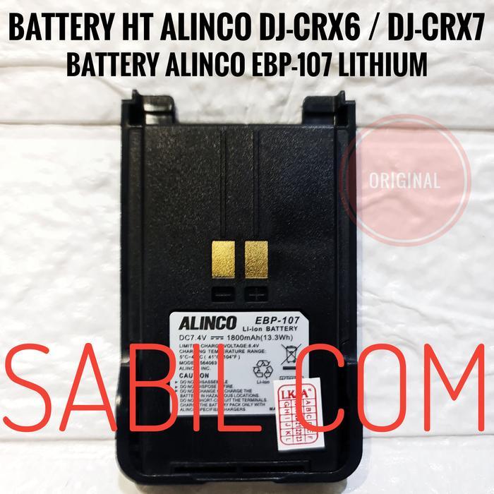 Batre Ht Alinco Crx7 Dj Crx6 Ebp107 Ebp-107 Original Batre Ori Ht Crx7