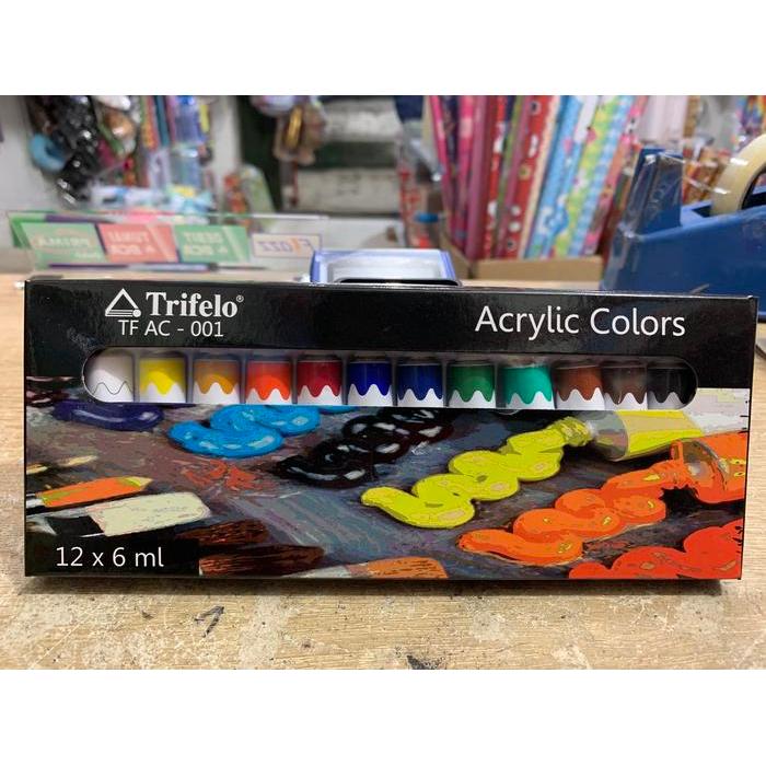 Discount Cat Akrilik Trifelo Set 12 Warna