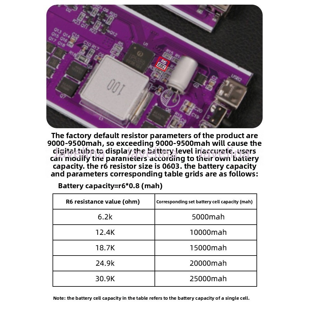 IP5389 high-power 100w bidirectional fast charging power bank kit 18650-21700 power bank kit pd2.0
