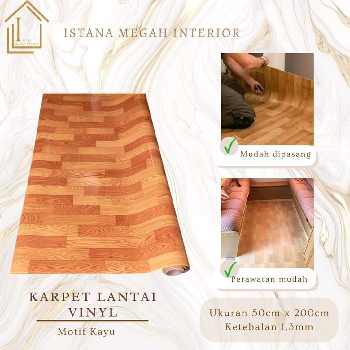 Karpet Lantai Vinyl Roll Tebal 1.3Mm Sale