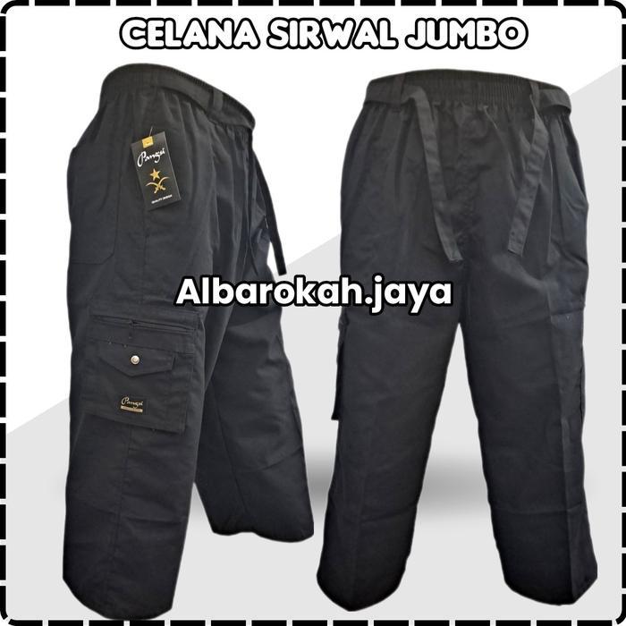 m3 celana sirwal kantong cargo size jumbo,celana pangsi pria muslim terbaru,celana Ikhwan pria