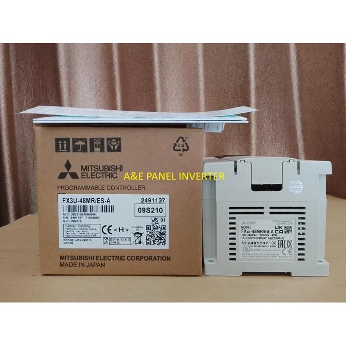 FX3U-48MR/ES-A PLC MITSUBISHI FX3U 48MR ES A FX3U-48MR ESA FX3U48MR ORIGINAL ORIGINAL QUALITY
