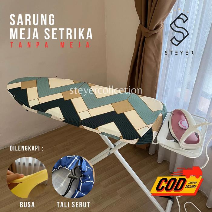 Cover Meja Setrika Sarung Kain Strika Busa Tebal 1 Cm
