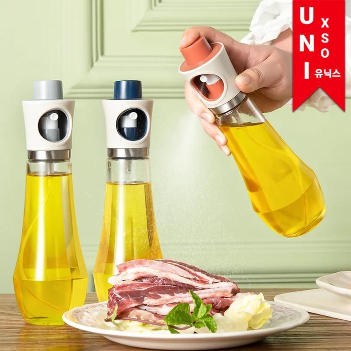 Unixso Nordic Japanese Korean Style Aesthetic Oil Bottle Spray Botol Minyak Goreng Semprot Besar