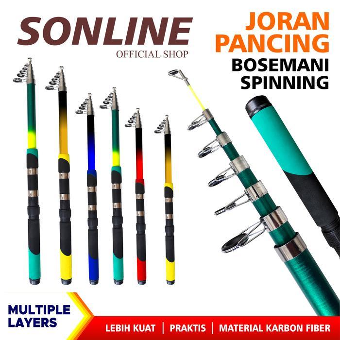 Sonline - Joran Pancing Bosemani Panjang 1.50M S/D 3.00M Alat Ikan Laut Mancing