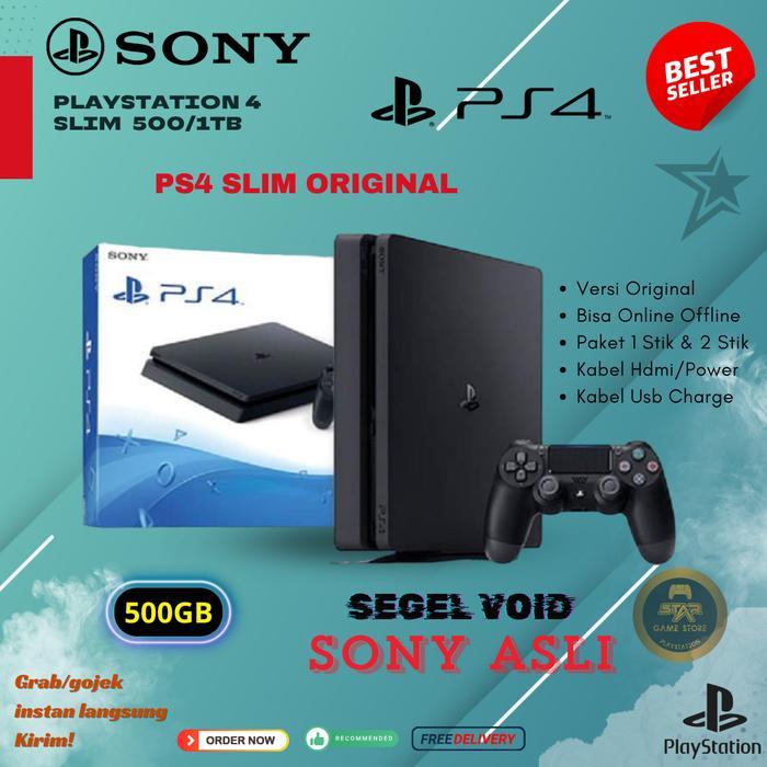 Sony Ps4 Slim Playstation 4 Slim 500-1Tb Firmware Original
