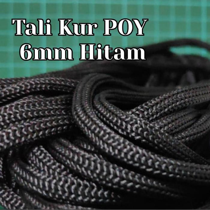 Tali Paper Bag / Tali Kur POY 6mm Hitam