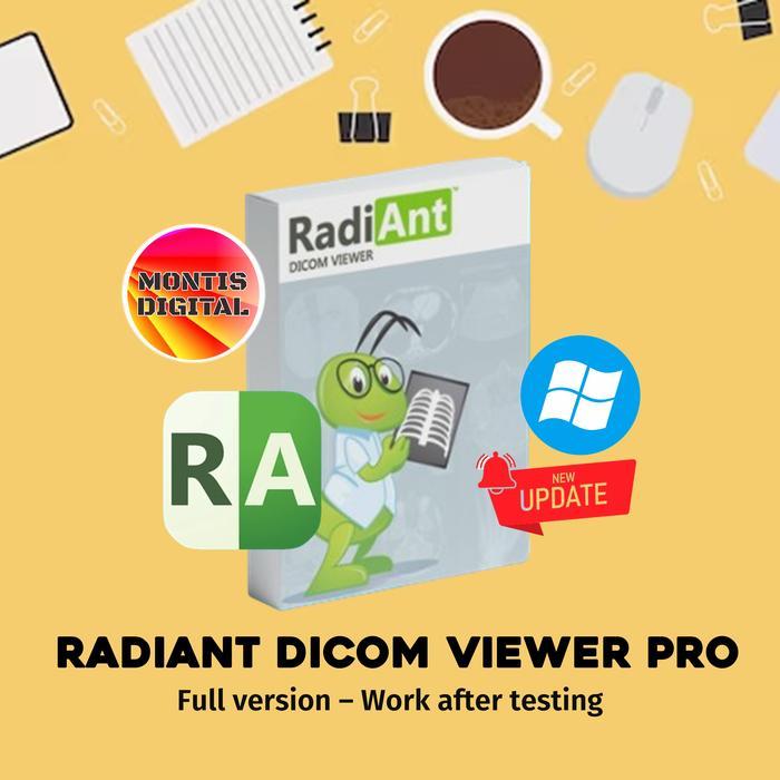 RadiAnt DICOM Viewer 2025 Full Version Permanen Software PACS DICOM viewer gambar medis
