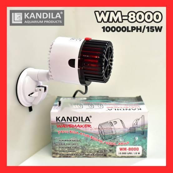 Kandila Wave Maker Wm8000 10000Lph 15W Pembuat Arus Ombak Penambah Arus Adjustable Wave Maker