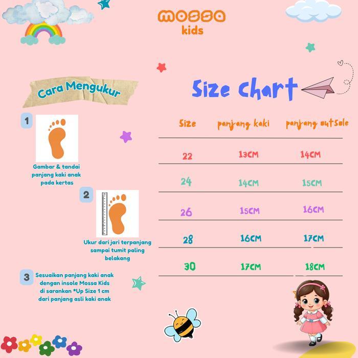 Promo Sepatu Anak Perempuan Mossa Aulia Pink/Ballet/Flatshoes/Sepatu Pesta Fashion Original