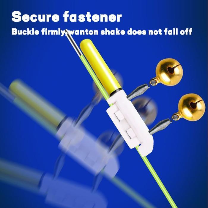 NEI Bel Pancing + Lampu Lonceng Bel Alarm Joran Pancing Double Single Sensitif Lonceng Pancing