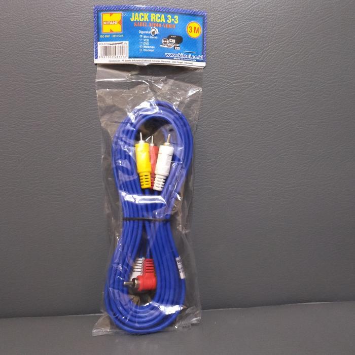 Kabel RCA 3-3 Kitani 3 meter
