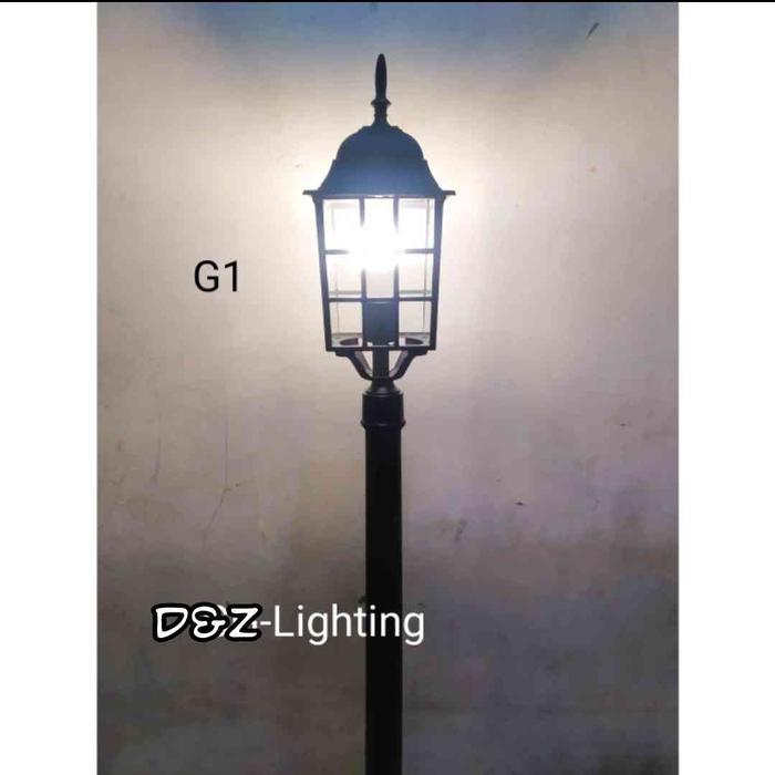 lampu taman tiang outdoor-lampu taman klasik 2021 B