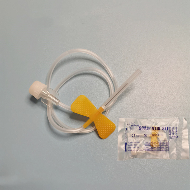 JUAL  100pcs/lot Disposable Scalp Vein Set 21G 23G 25G Sterile Butterfly Needle with Luer Slip Pet M