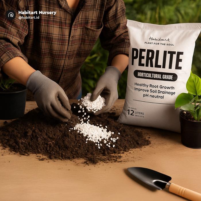 GARDEN" HABITART PERLITE 12 LITER MEDIA TANAM PREMIUM UNTUK SEMAI, HIDROPONIK & TANAMAN HIAS