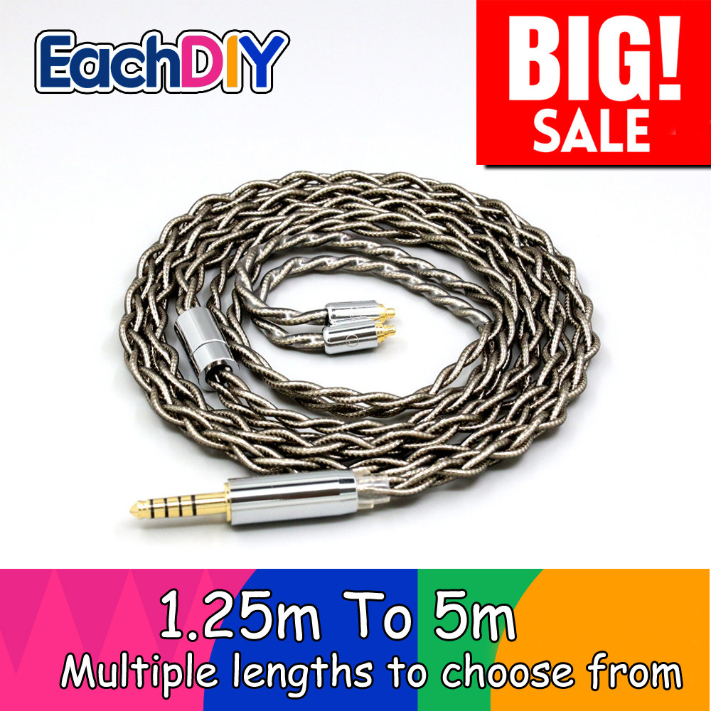 99% Pure Silver Palladium + Graphene Gold Earphone Shielding Cable For AKG N5005 N30 N40 MMCX