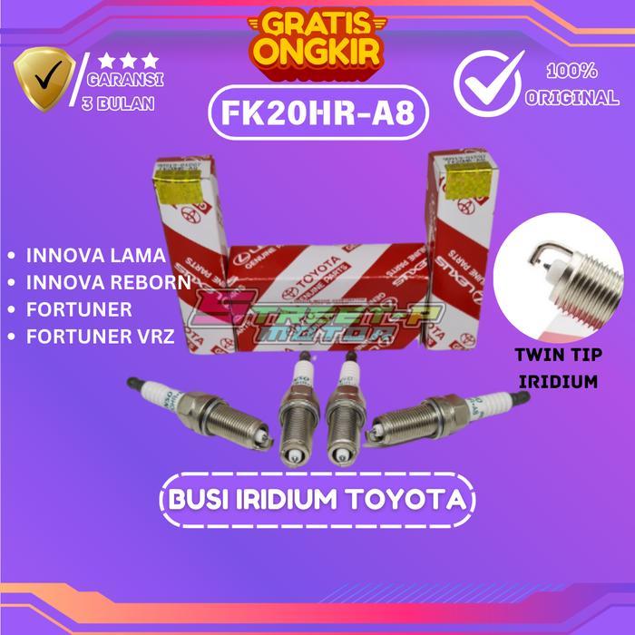 "New" BUSI IRIDIUM ORIGINAL TOYOTA SEGEL HOLOGRAM INNOVA , INOVA , INNOVA REBORN , INOVA REBORN ,