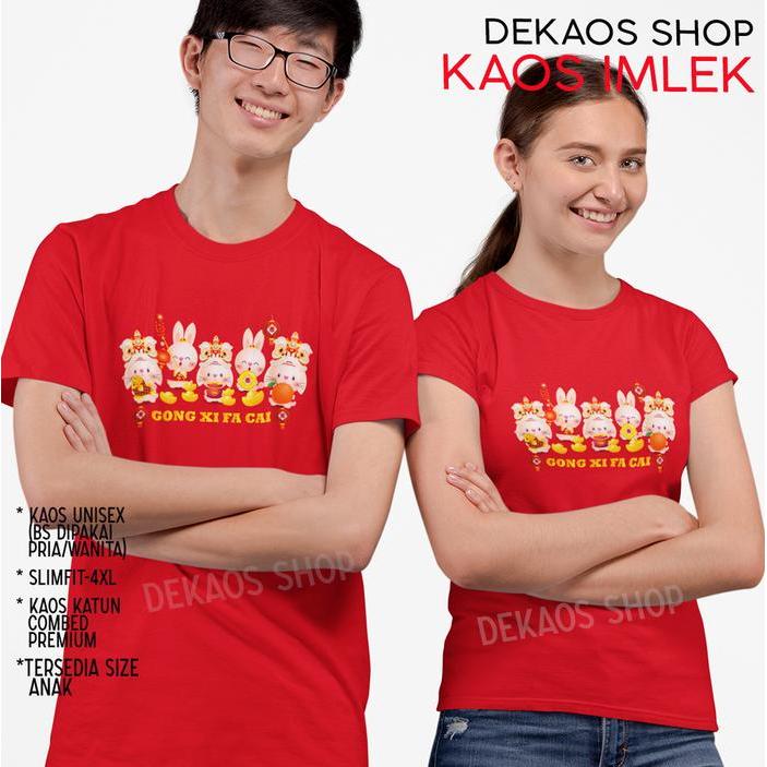 Sale- Kaos Imlek 2023 / Kaos Sincia 2023 / Baju Imlek 2023 / Dekaos 2550
