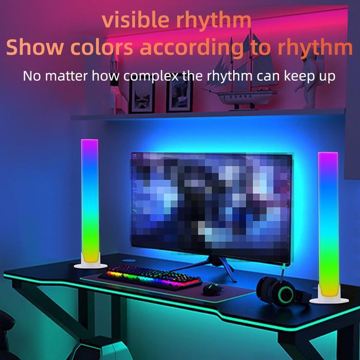 RGB LED Mengambil Suara Lampu Bar Musik Kontrol Suara Pengambil Suara Irama Lingkungan Lampu Irama