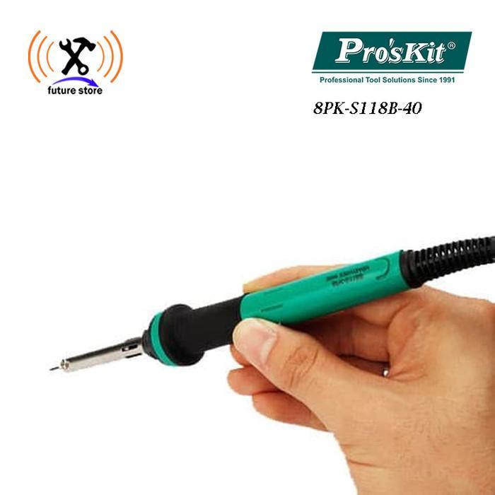 PROSKIT 8PK-S118B -40 Soldering Iron 40W 220~240V - SOLDER TANGAN ORIG