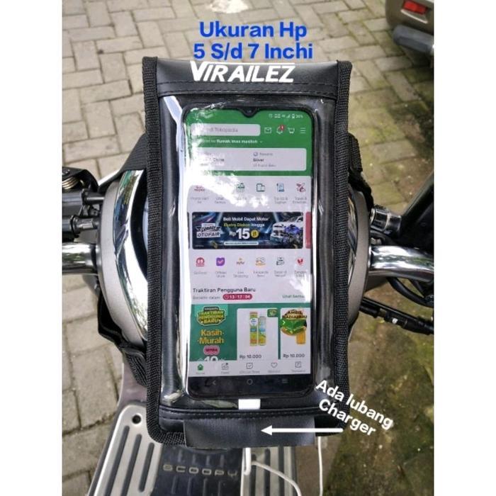 HOLDER HP MOTOR WATERPROOF UNIVERSAL TAS HP MOTOR KUAT ANTI JAMBRET