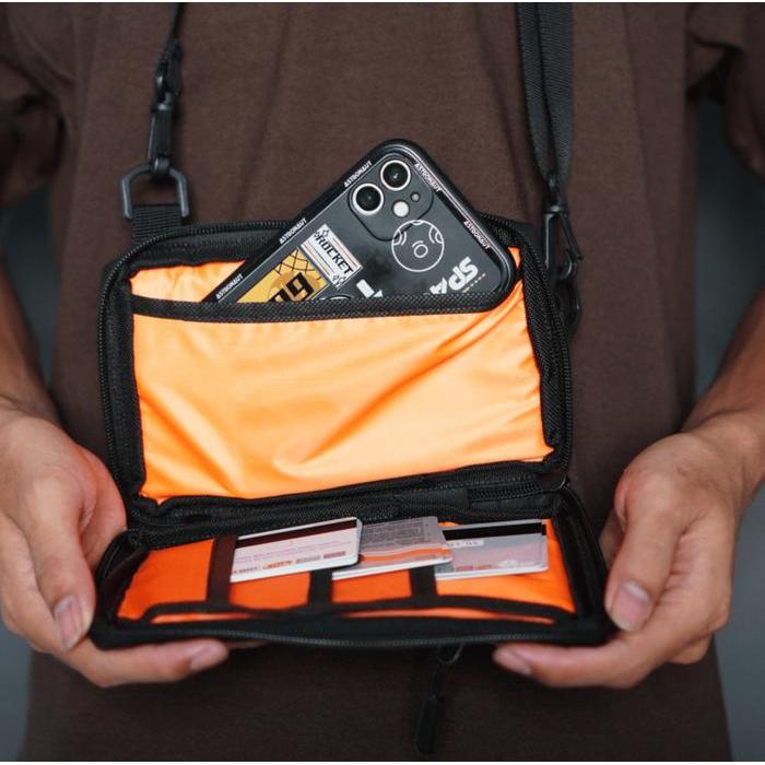 Eiger Sport Hike - Tas Hp Pria Wanita Hanging Wallet Gantung Leher Phone Bag Waterproof