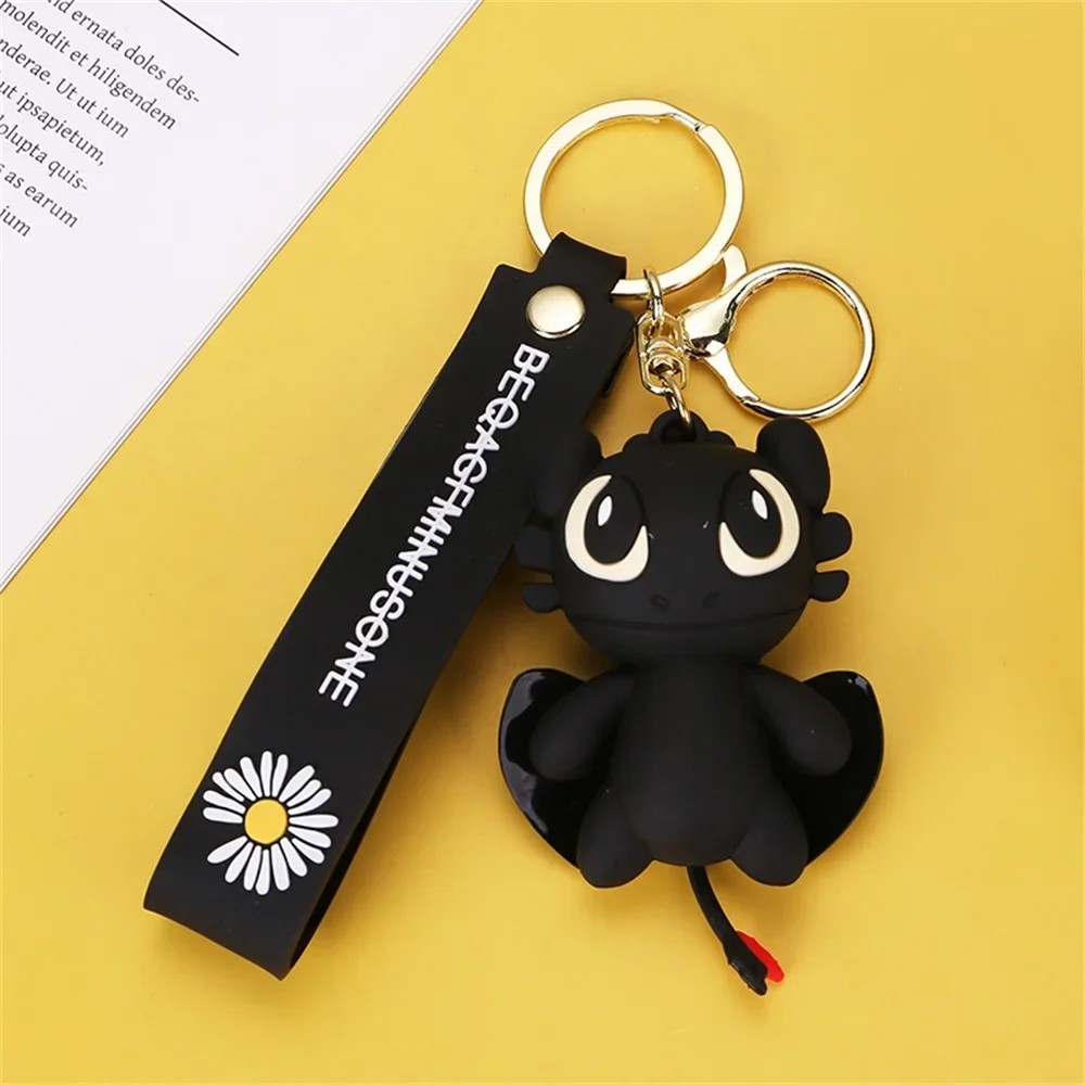 Cartoon Anime 3D Toothless Keychain Pendant Couple Cartoon Backpack Pendant Men'S And Women'S Gift