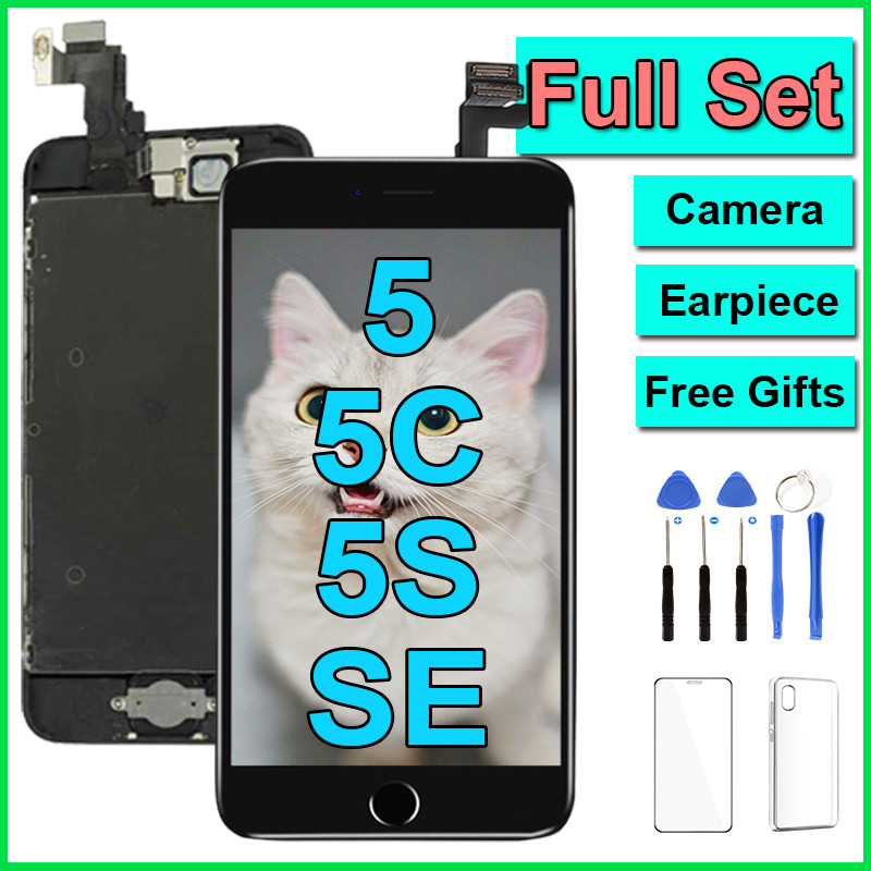 Display For iPhone 5 5C 5S SE 2016 LCD Screen Full Set Replacement Kit Touch Digitizer Complete