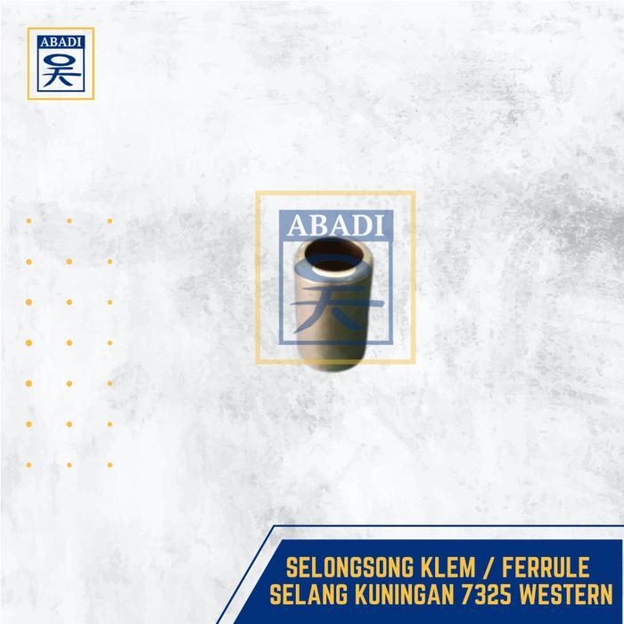 Selongsong Klem / Ferrule Selang Kuningan 7325 Western