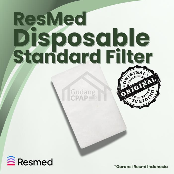 Ready Resmed Airsense, Aircurve Disposable Standard Filter (12 pcs) - Original Resmed