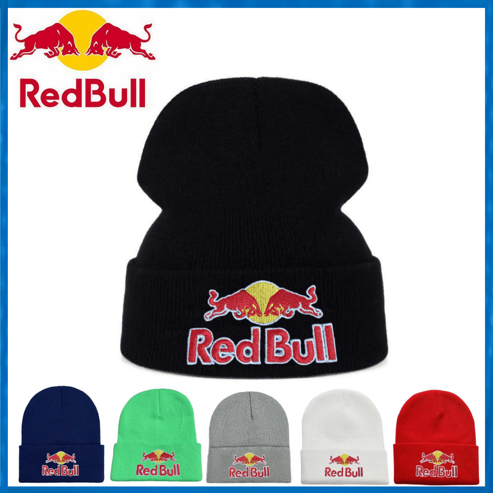 New Original Autumn And Winter Red Bull Hat Red Bull Sports Hat Red Bull Ski Hat Hip Hop Elastic
